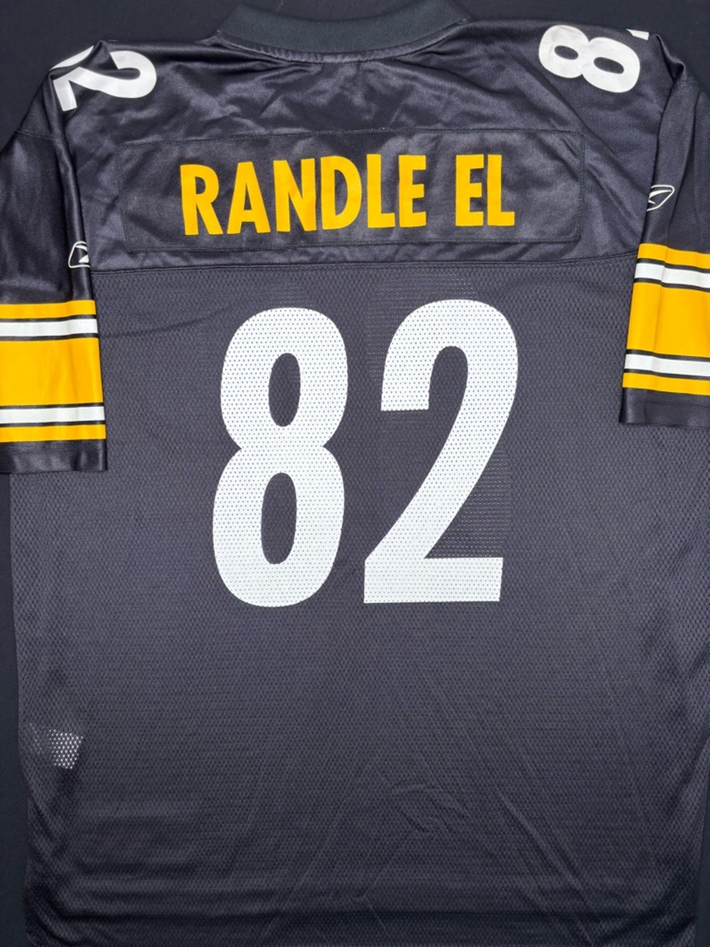 Steelers #82 Black and Yellow Football Jersey - RANDLE EL